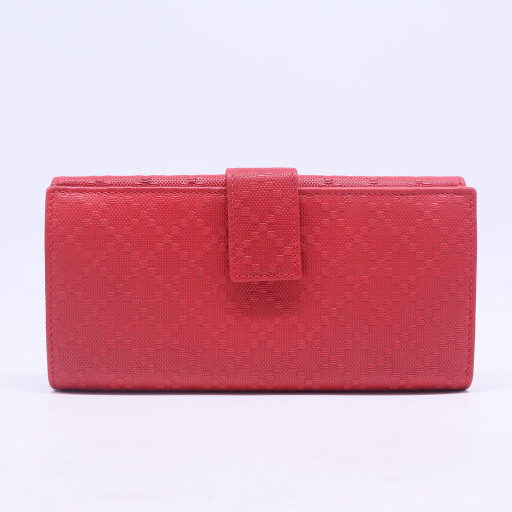 Microguccissima Leather Continental Wallet W20538