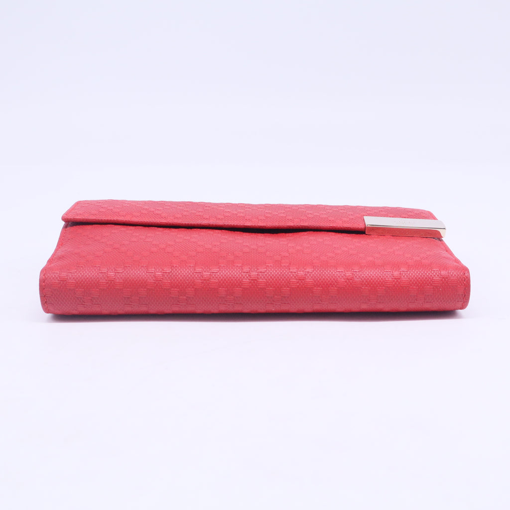 Microguccissima Leather Continental Wallet W20538