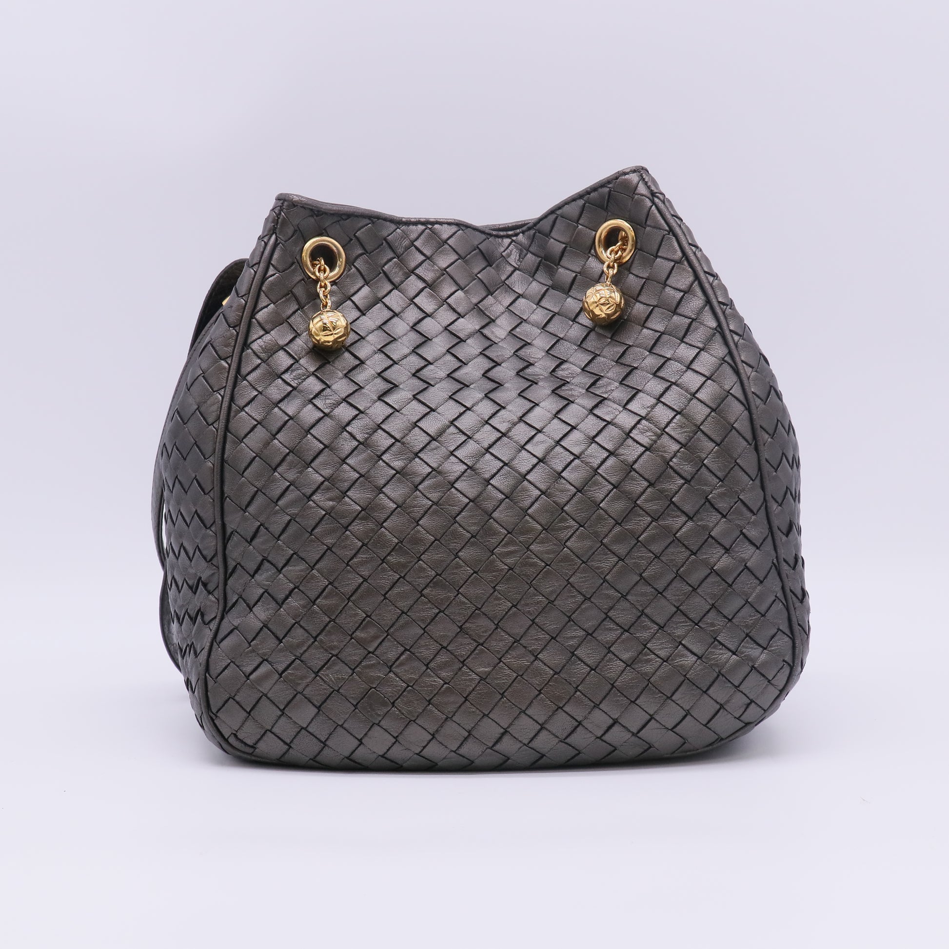 Bottega Veneta Vintage Intrecciato Bucket Shoulder Bag twins B23790