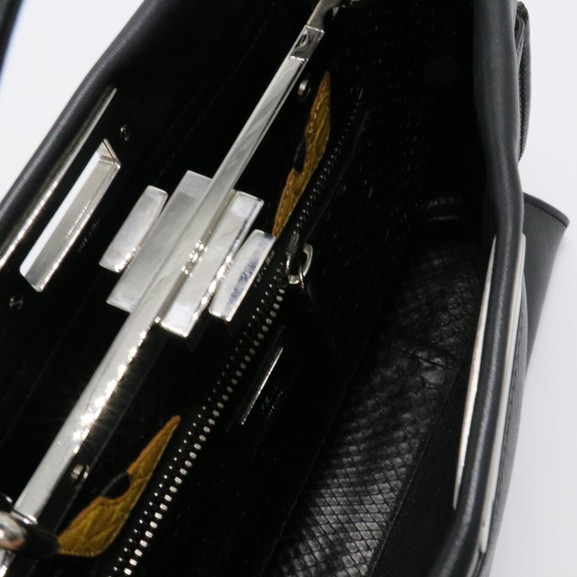 Plexi Granite Peekaboo Bag