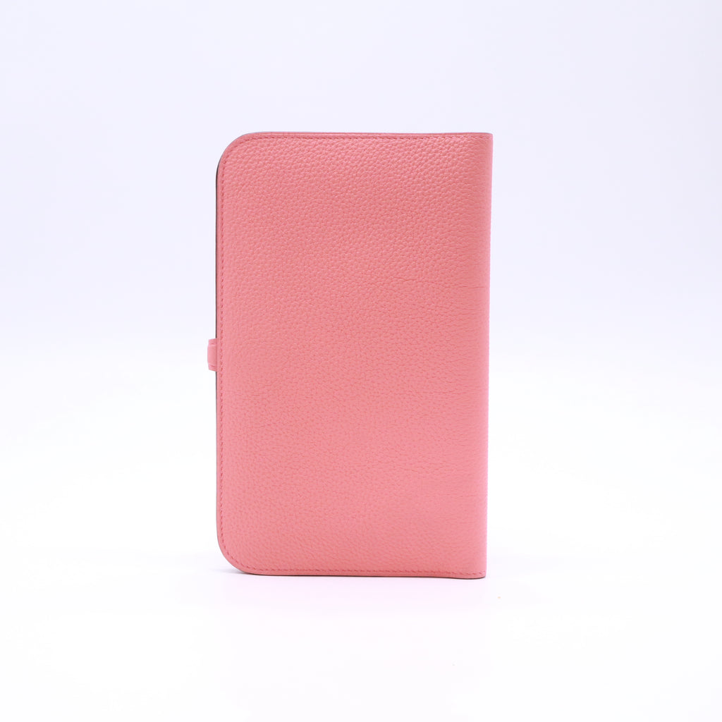 Dogon Duo Long Wallet in Pink Leather W22760