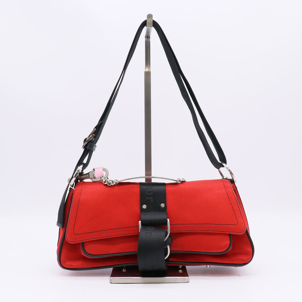 Christian Dior Canvas Hardcore Flap Shoulder Bag twins LDJ4825