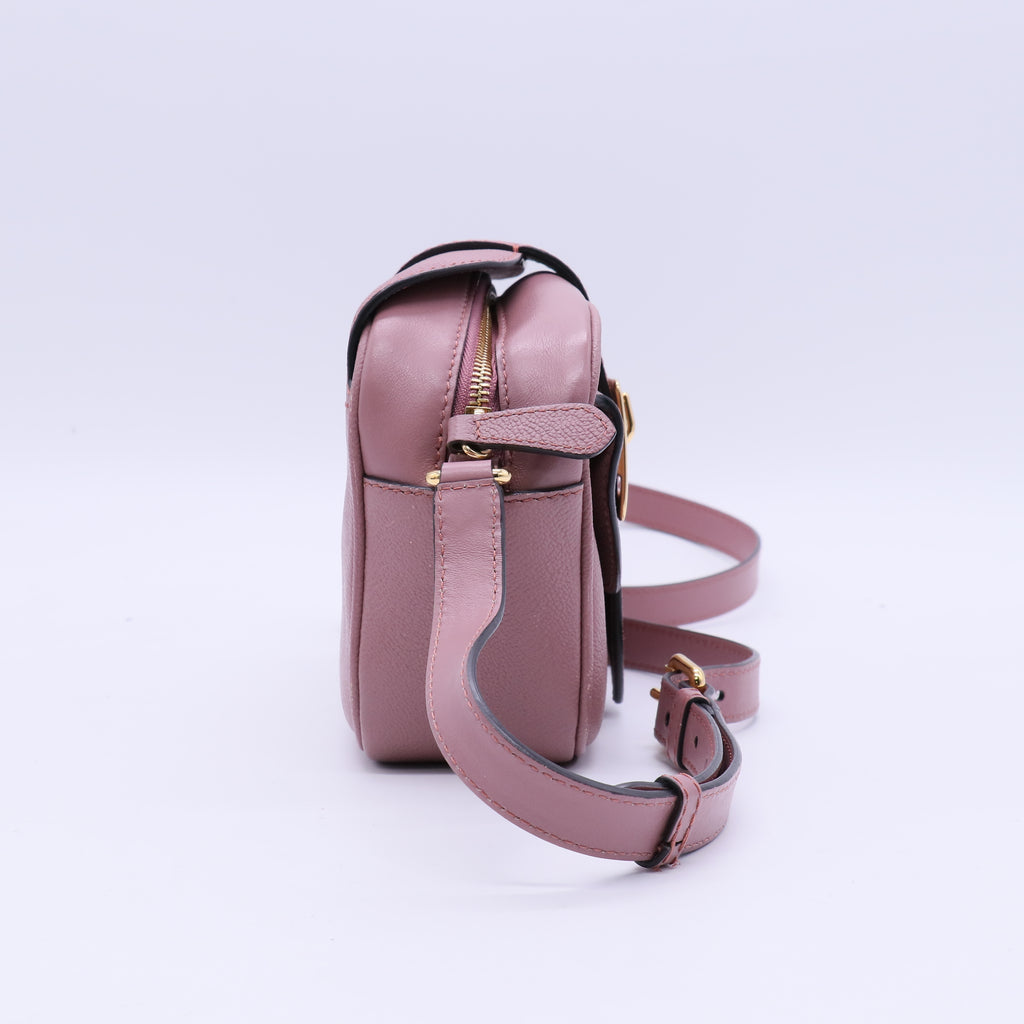 Burberry Leather Buckle Crossbody Bag twins B21009