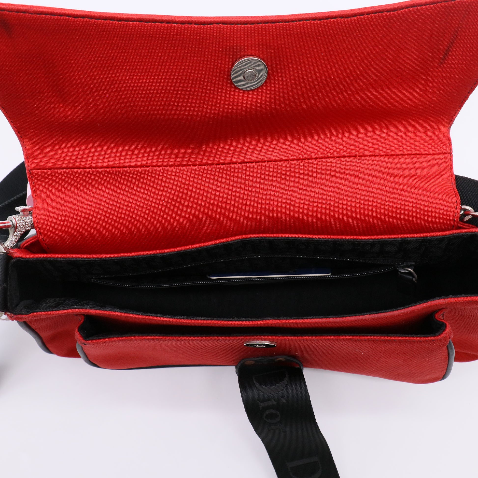 Christian Dior Canvas Hardcore Flap Shoulder Bag twins LDJ4825