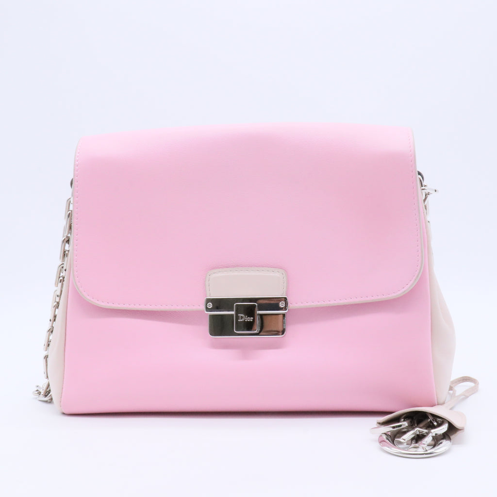 Diorling Shoulder Bag Leather Small
