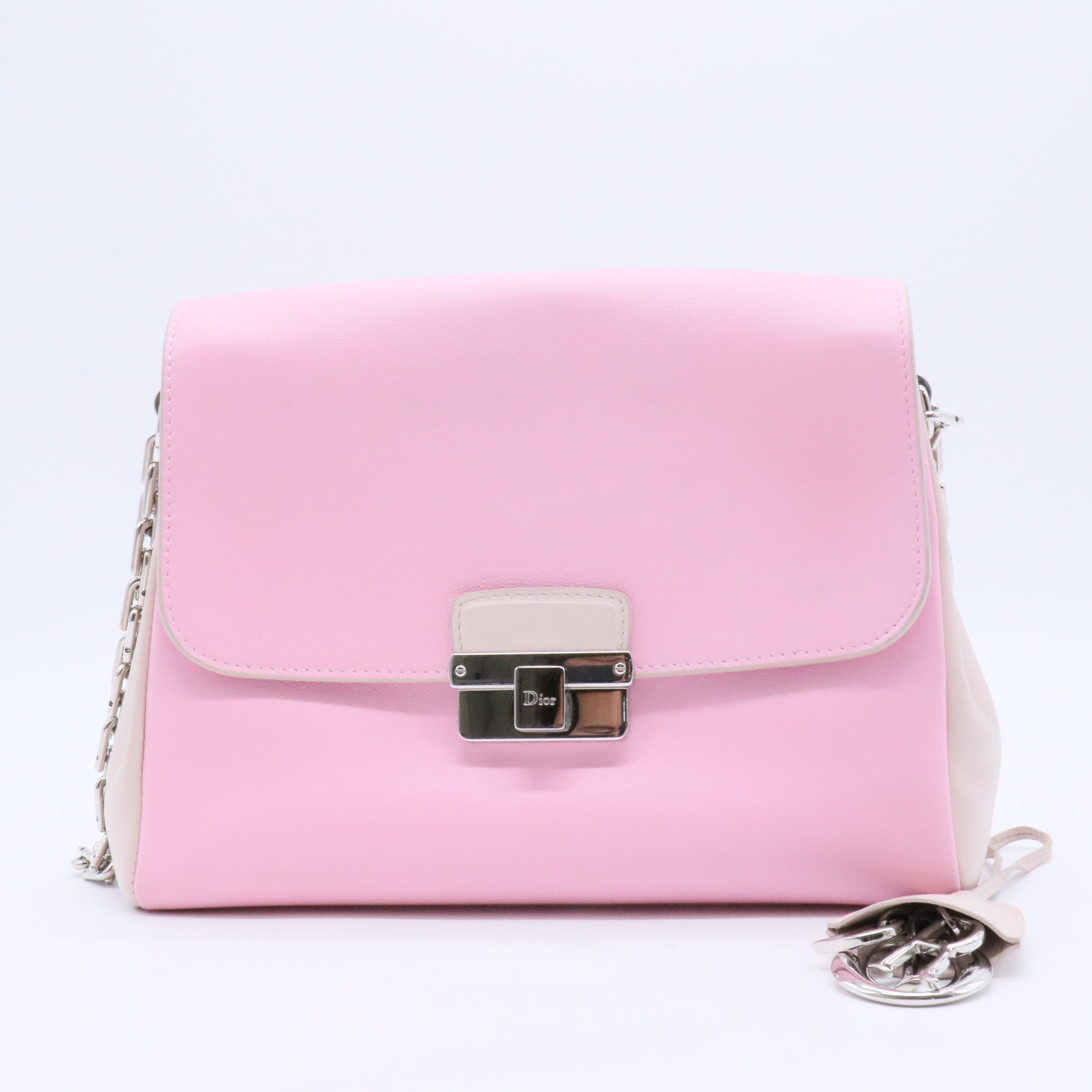 Diorling Shoulder Bag Leather Small