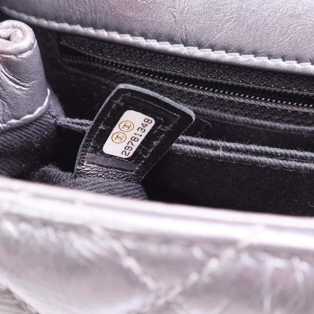 Coco Top Handle Bag Quilted Aged Calfskin Mini twins