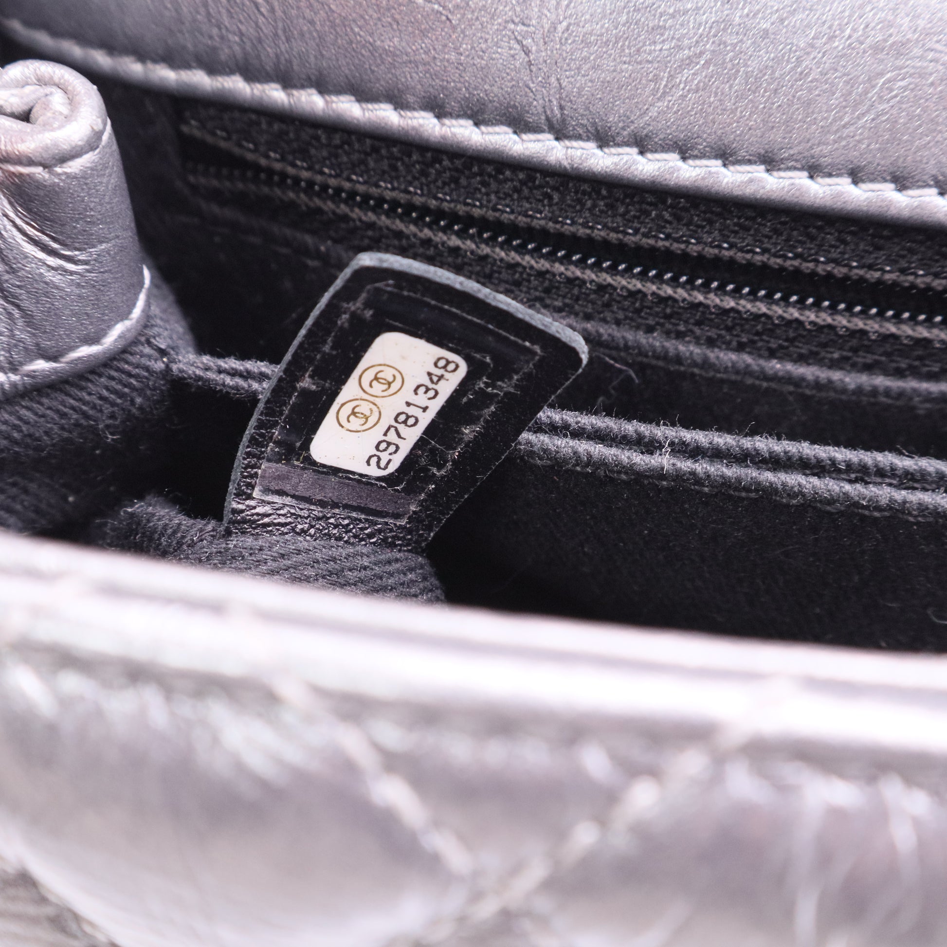 Coco Top Handle Bag Quilted Aged Calfskin Mini twins