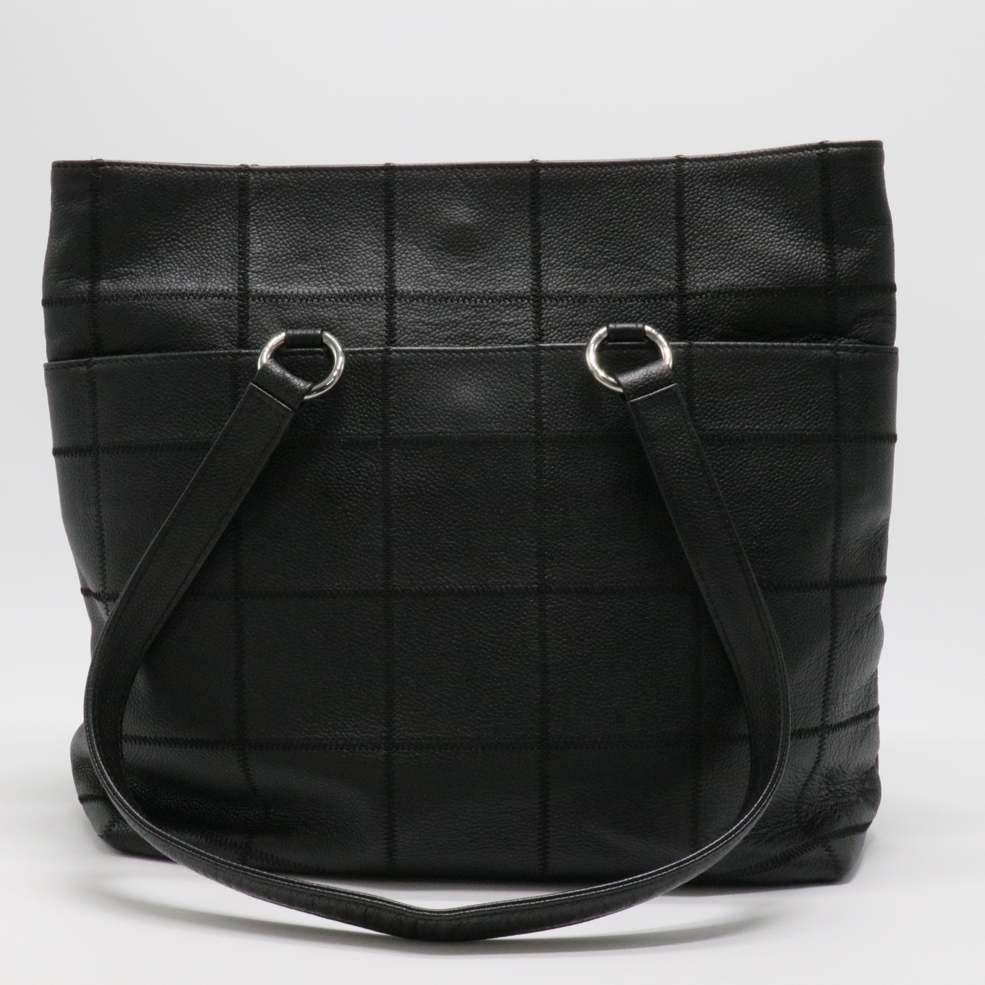 Ligne Cambon Chocolate Bar Grid Tote