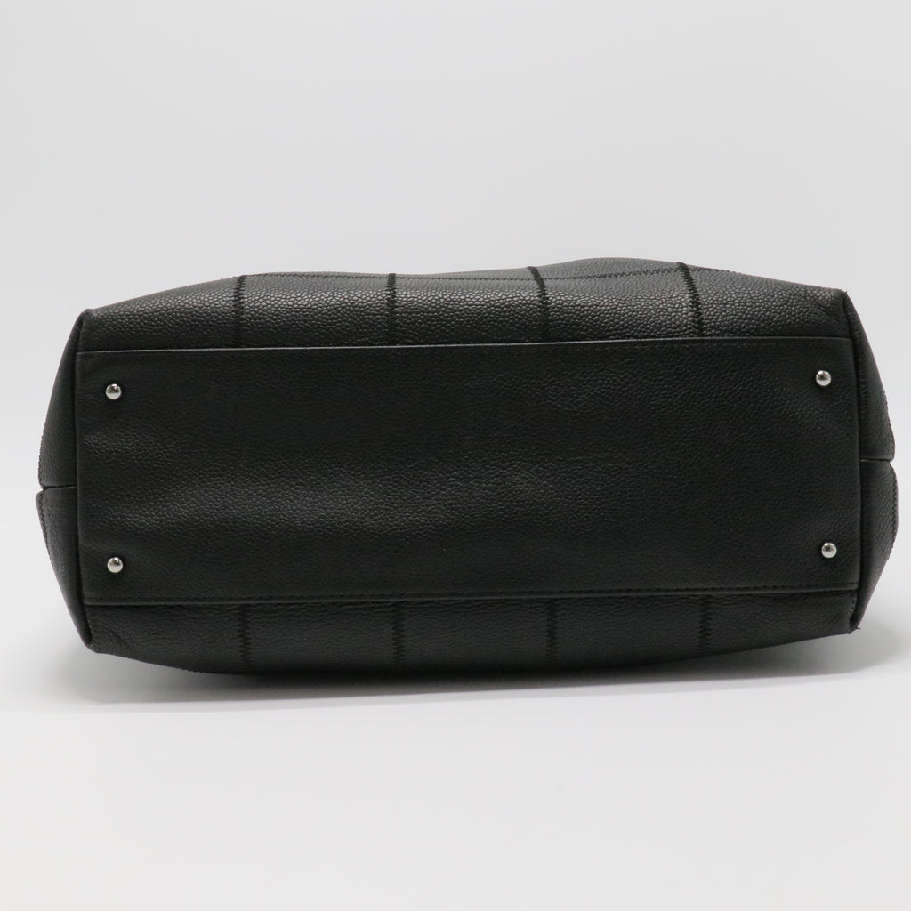 Ligne Cambon Chocolate Bar Grid Tote