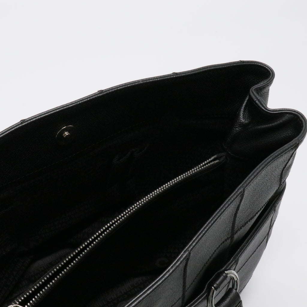 Ligne Cambon Chocolate Bar Grid Tote