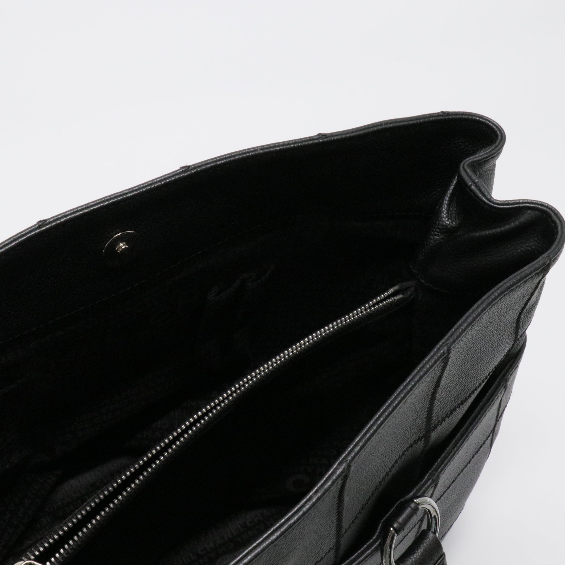 Ligne Cambon Chocolate Bar Grid Tote