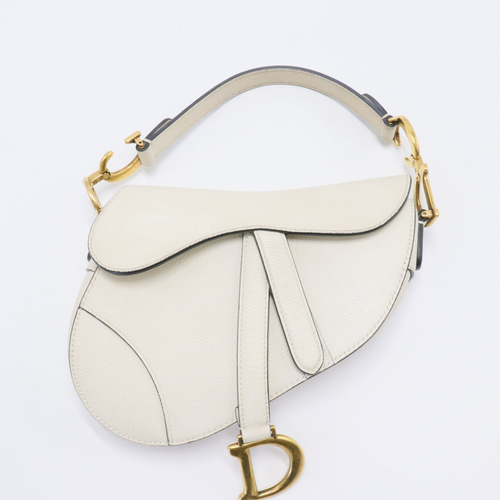 Saddle Handbag Leather Mini