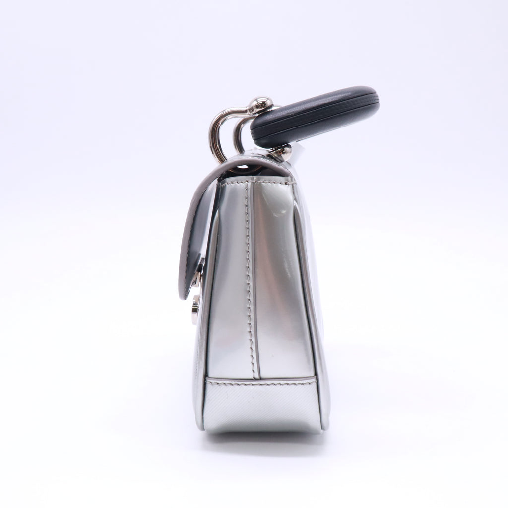 Burberry Metallic Trench Leather Mini DK88 Top Handle Bag B23700