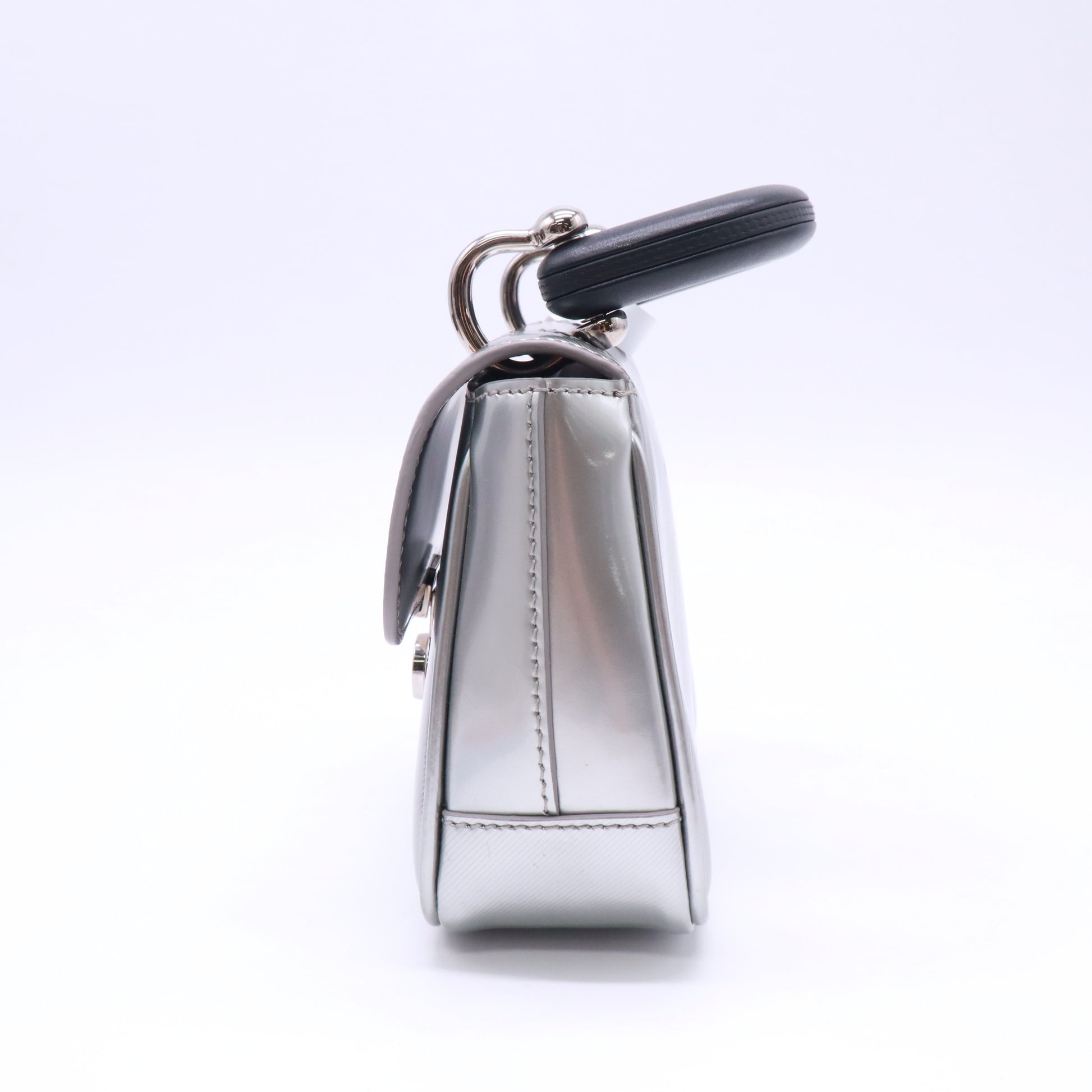 Burberry Metallic Trench Leather Mini DK88 Top Handle Bag B23700