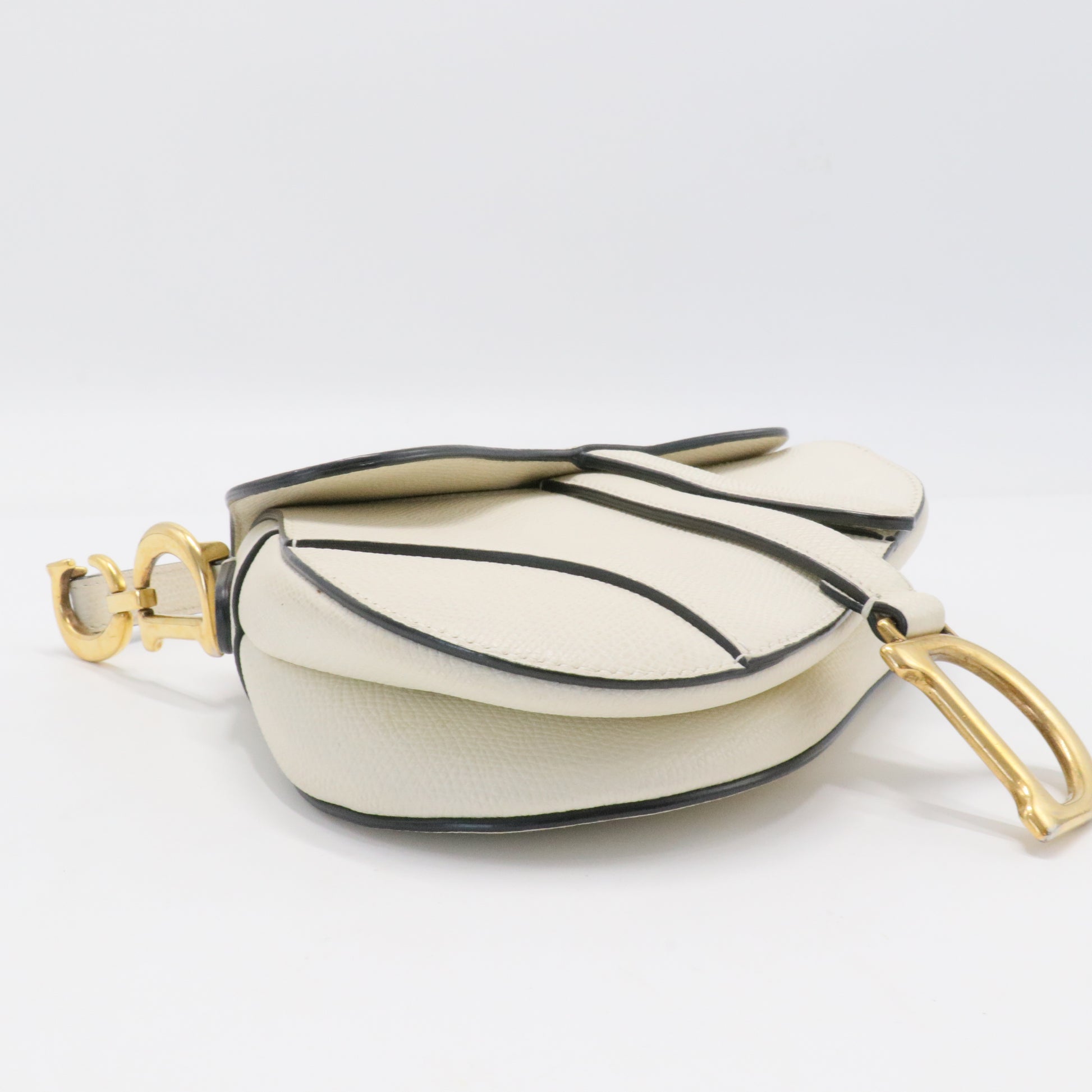 Saddle Handbag Leather Mini