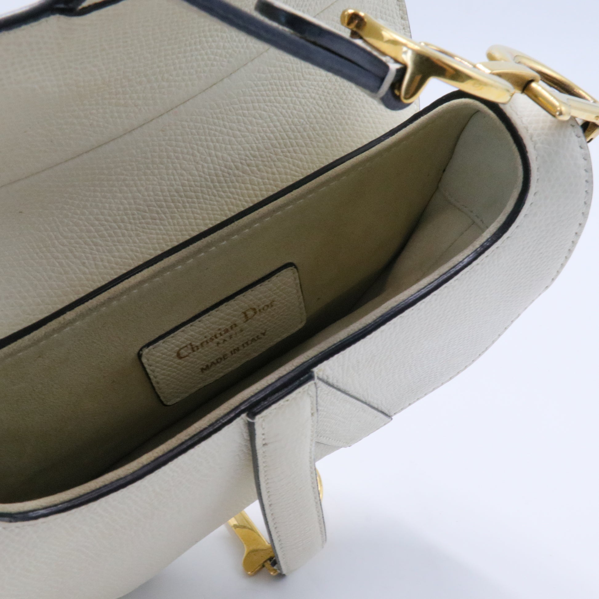 Saddle Handbag Leather Mini