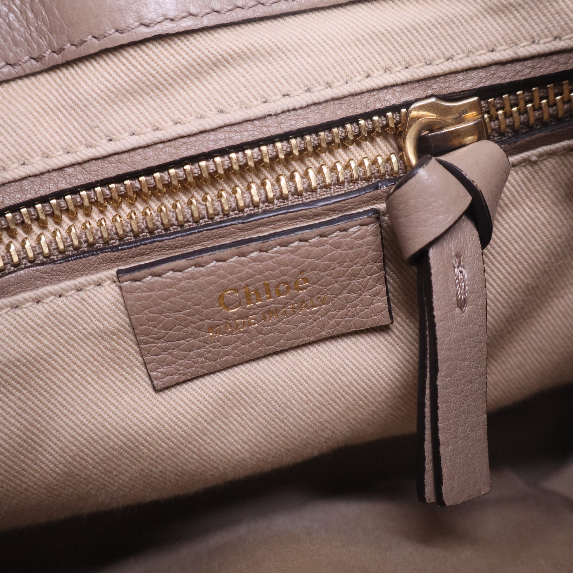 Chloe Motty Grey Leather/Suede Small Faye Backpack Bag Twins B20656