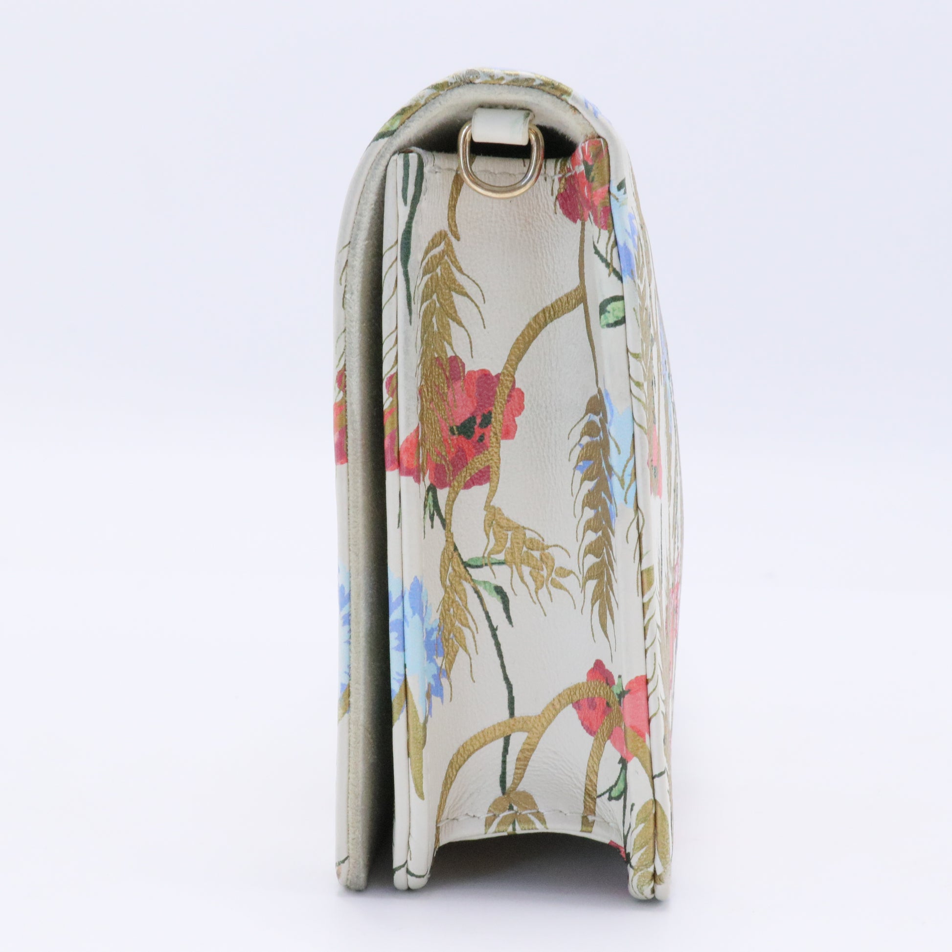 Christian Dior Lady Dior Wallet on Chain Pouch Printed Leather