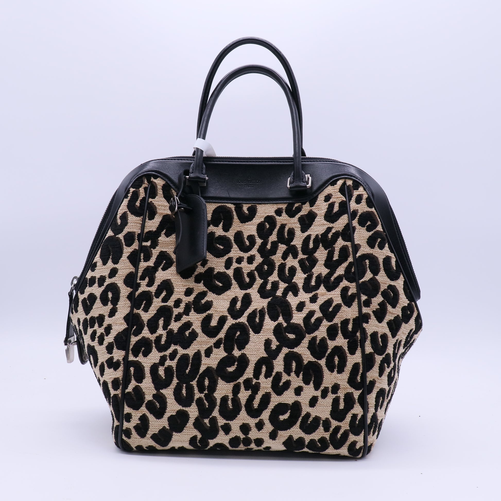 Louis Vuitton North South Bag Limited Edition Stephen Sprouse Leopard Chenille twins B21847