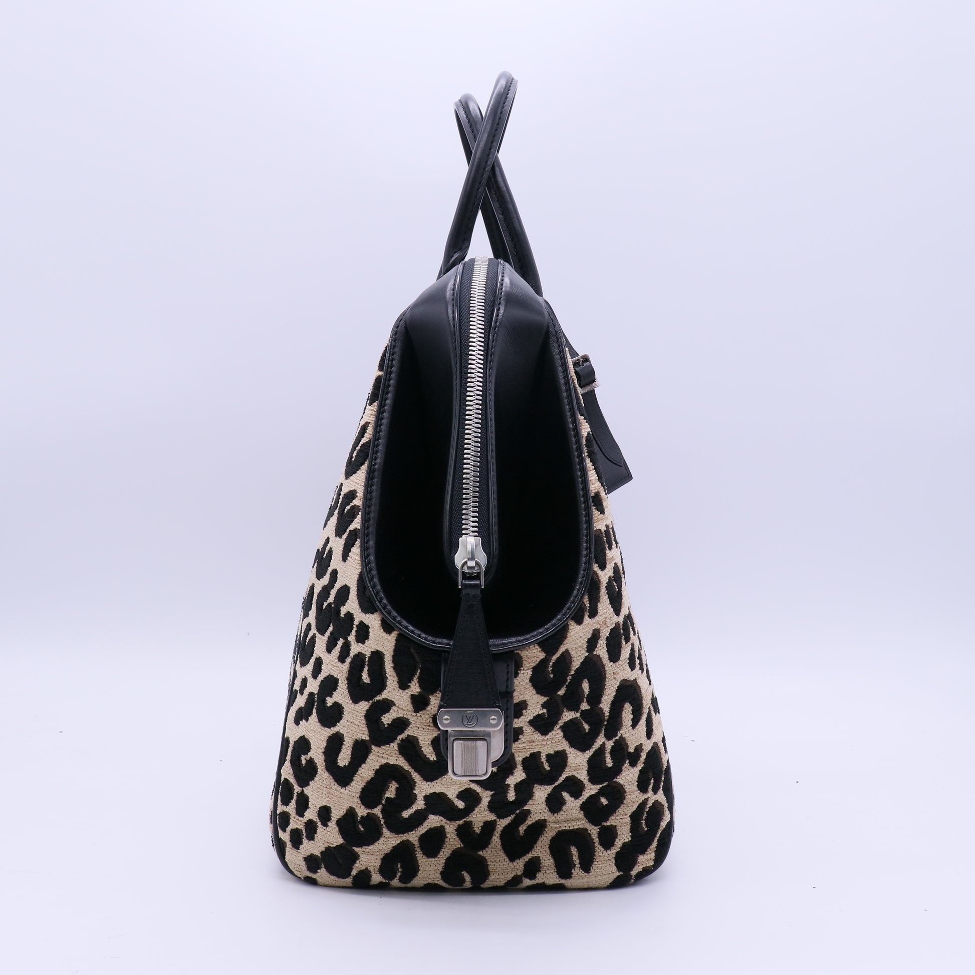 Louis Vuitton North South Bag Limited Edition Stephen Sprouse Leopard Chenille twins B21847