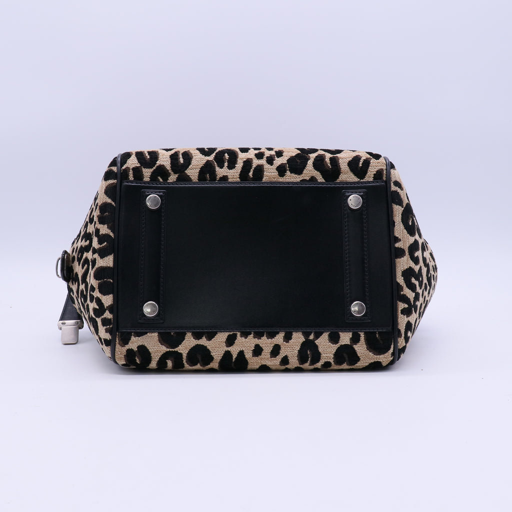Louis Vuitton North South Bag Limited Edition Stephen Sprouse Leopard Chenille twins B21847