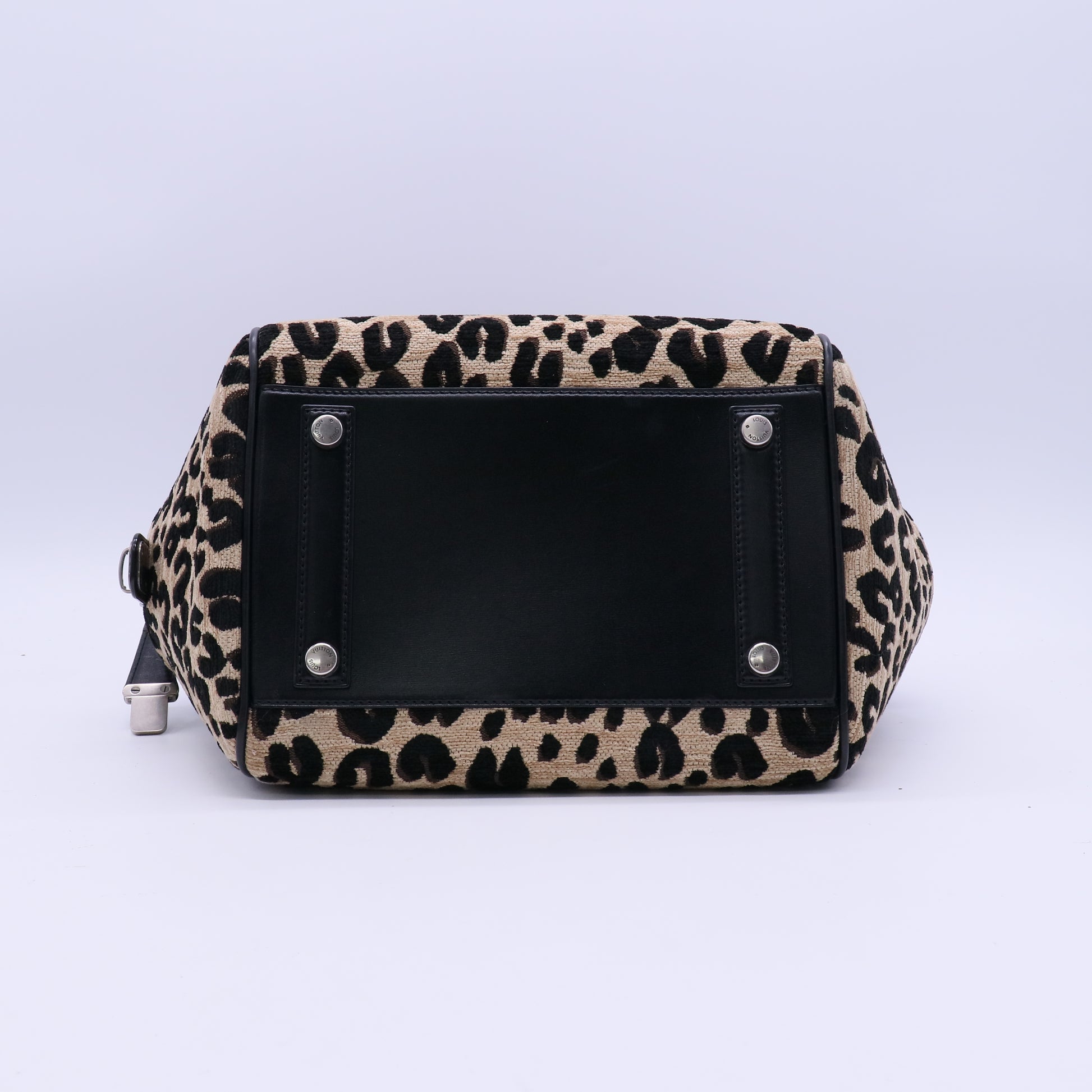 Louis Vuitton North South Bag Limited Edition Stephen Sprouse Leopard Chenille twins B21847