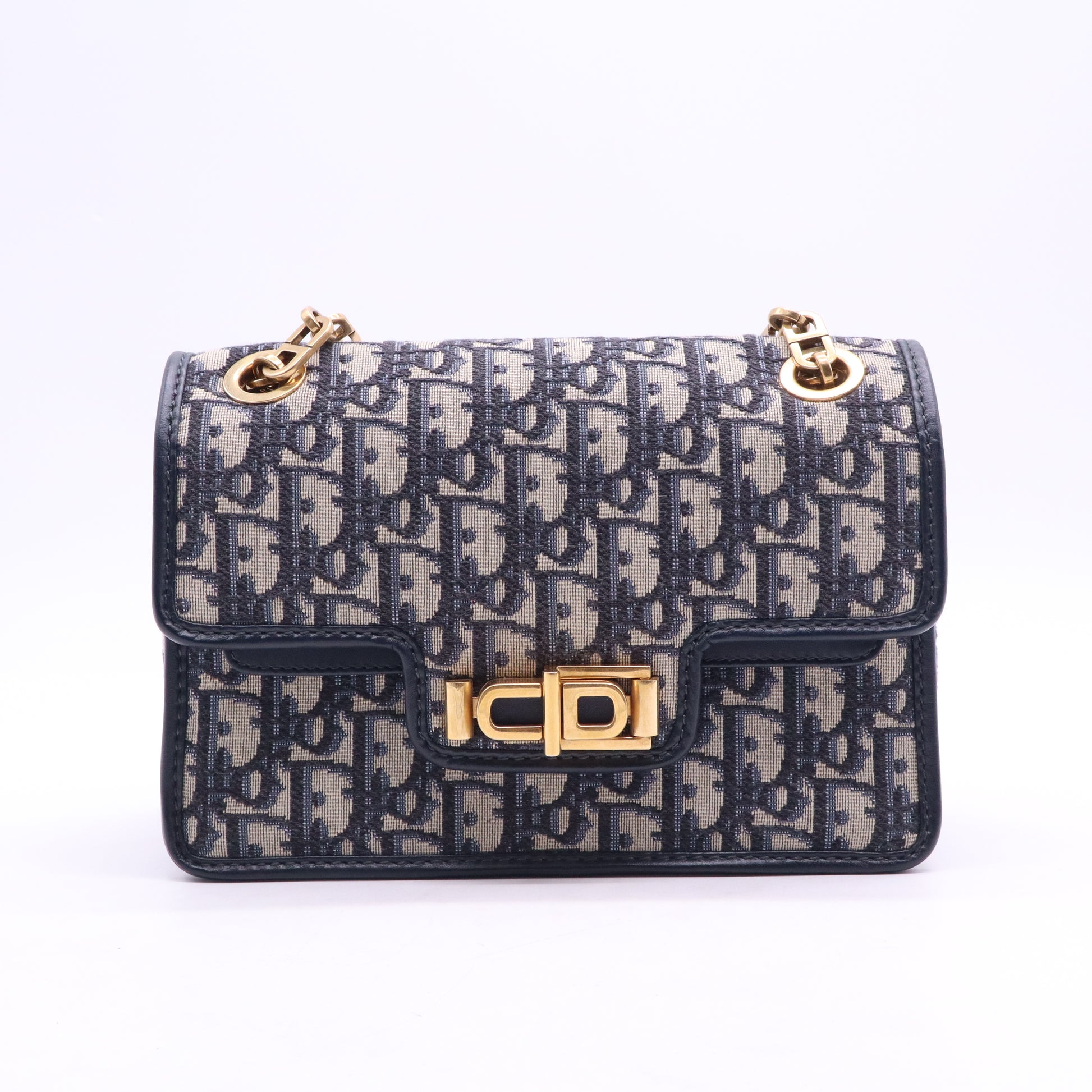 Christian Dior Oblique CD Lock Chain Flap Bag B21785