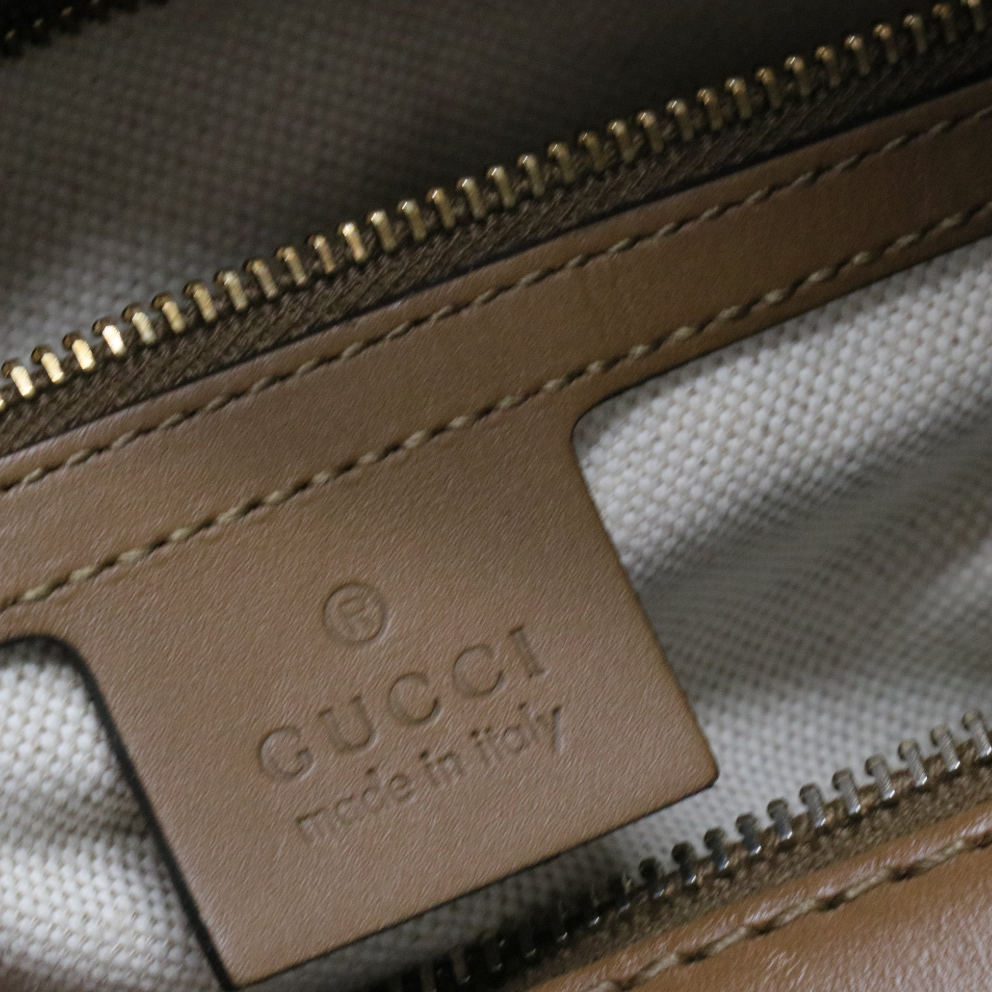 Vintage Web Boston Bag GG Canvas Medium