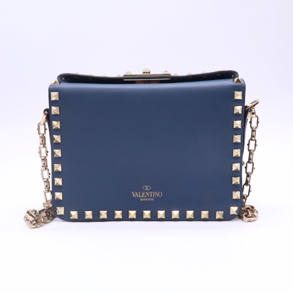 Valentino Garavani Rockstud Chain Pouch Crossbody Bag B23371