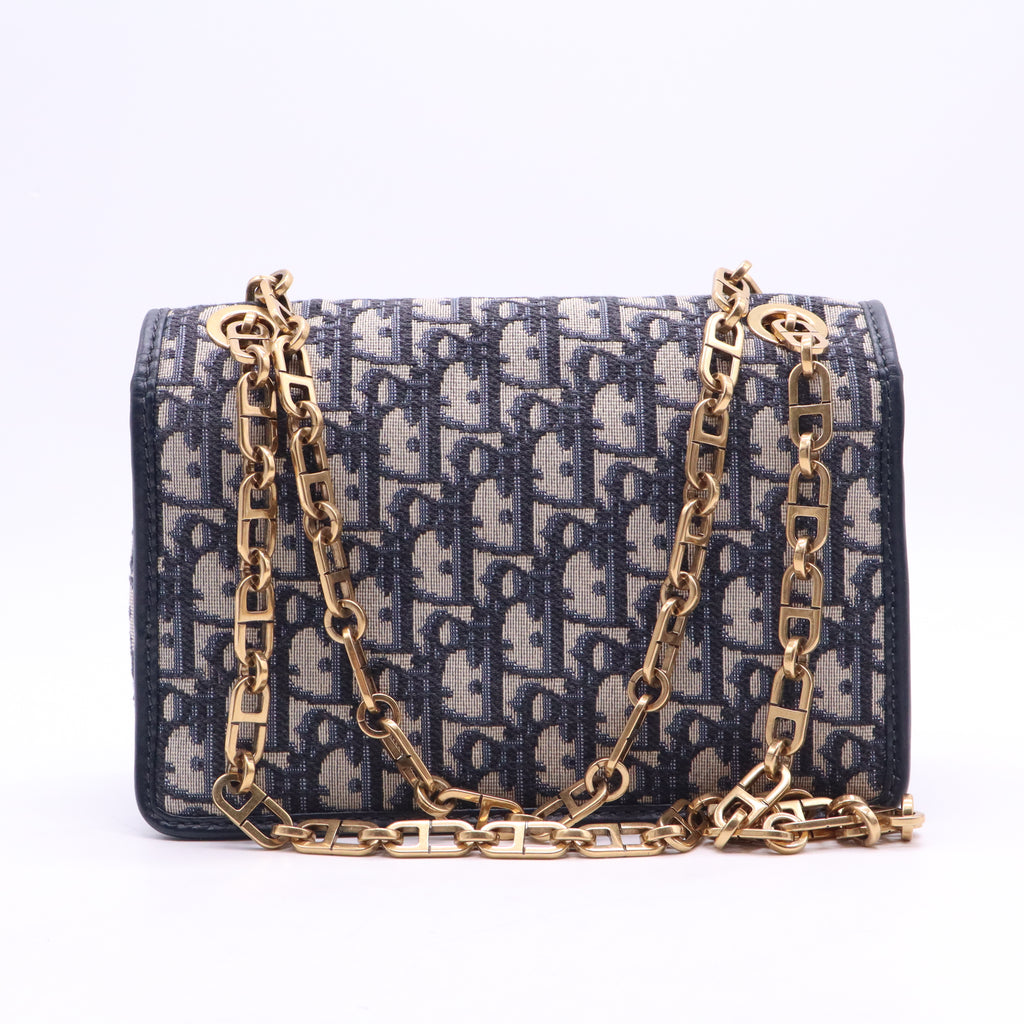 Christian Dior Oblique CD Lock Chain Flap Bag B21785