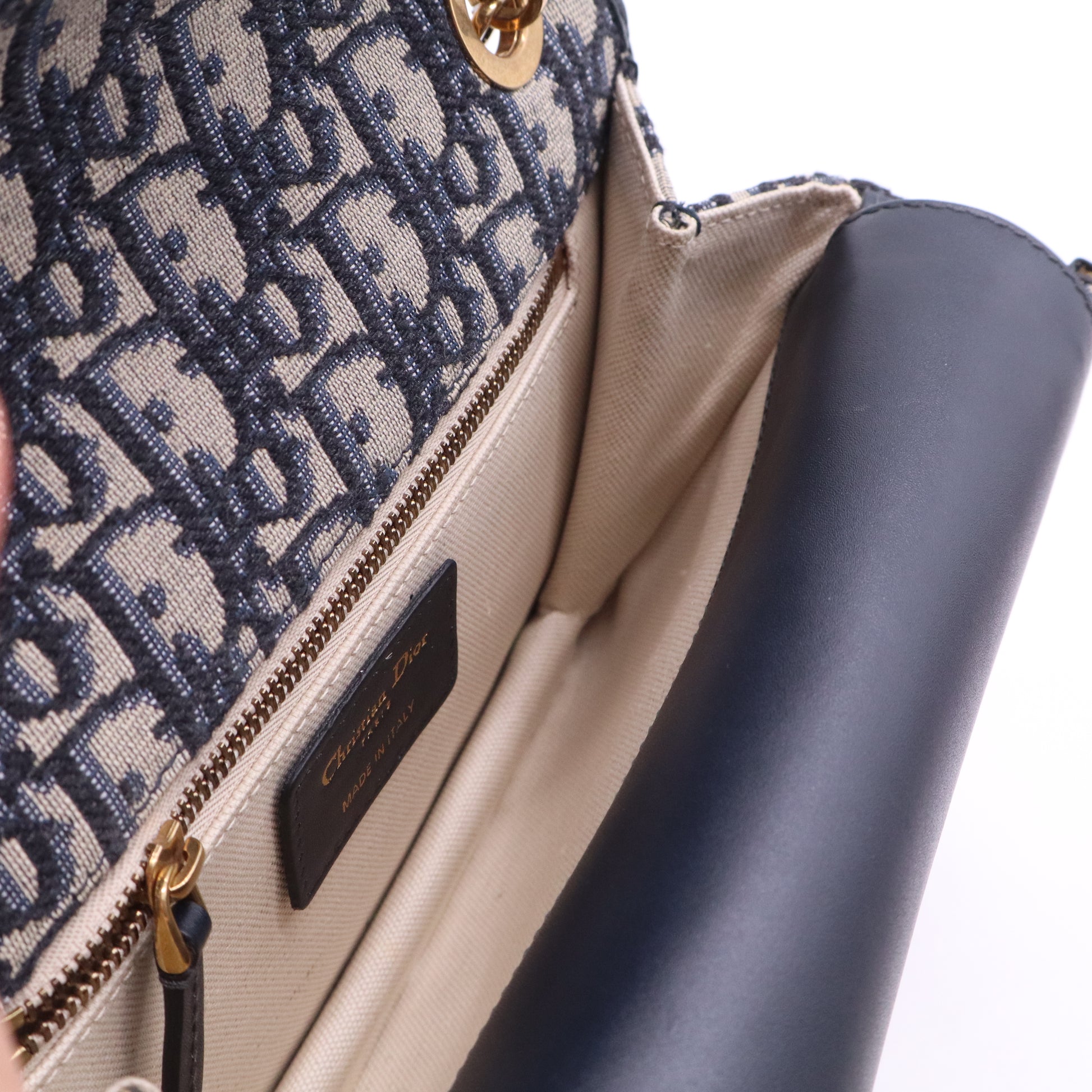 Christian Dior Oblique CD Lock Chain Flap Bag B21785