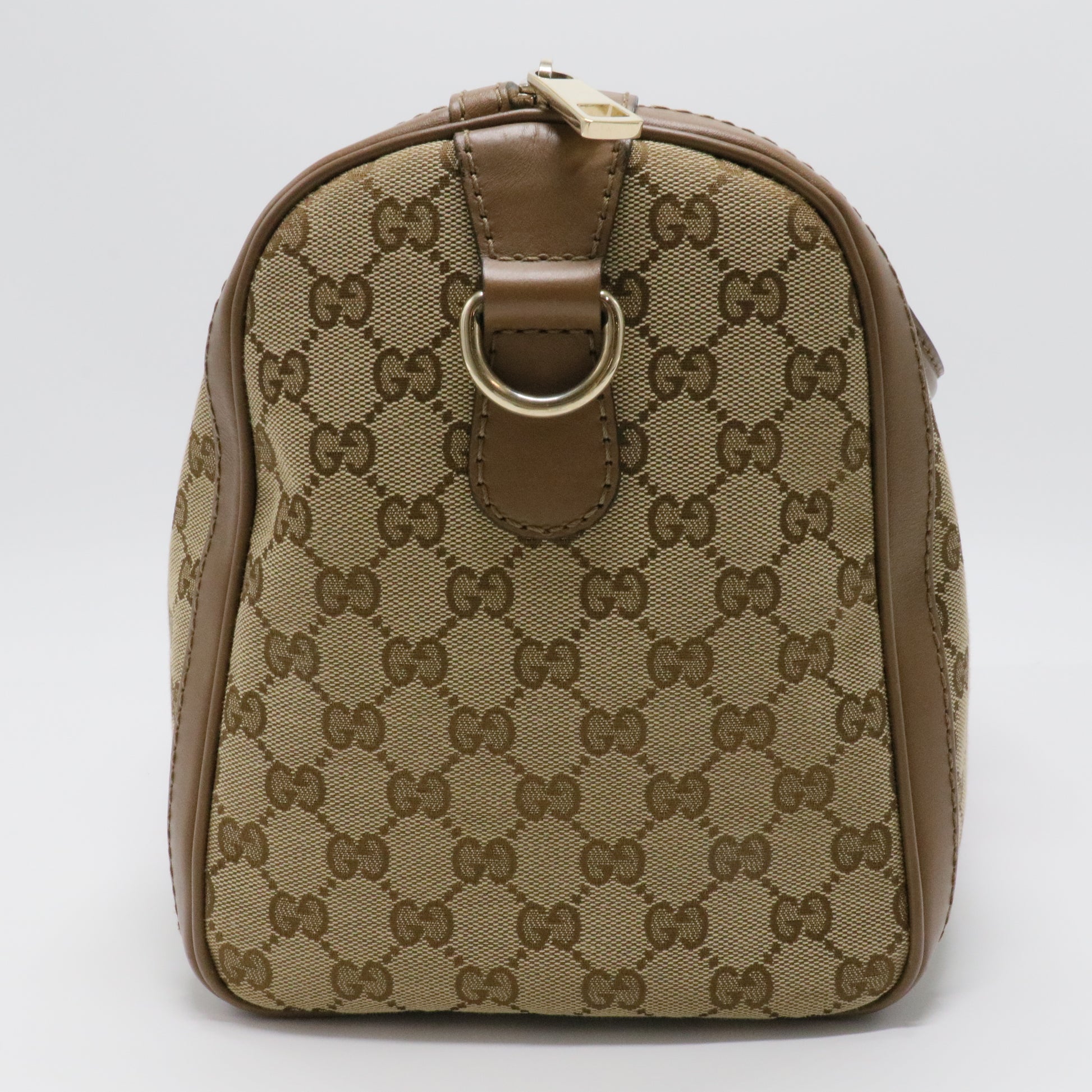 Vintage Web Boston Bag GG Canvas Medium