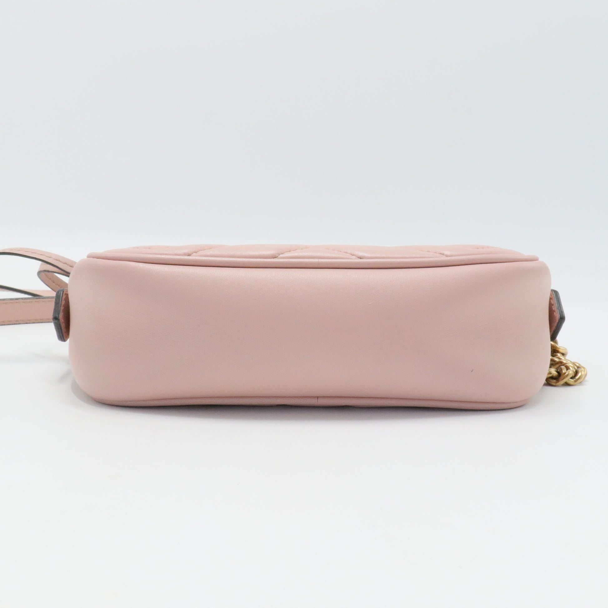 Calfskin Matelasse Mini GG Marmont Chain Shoulder Bag