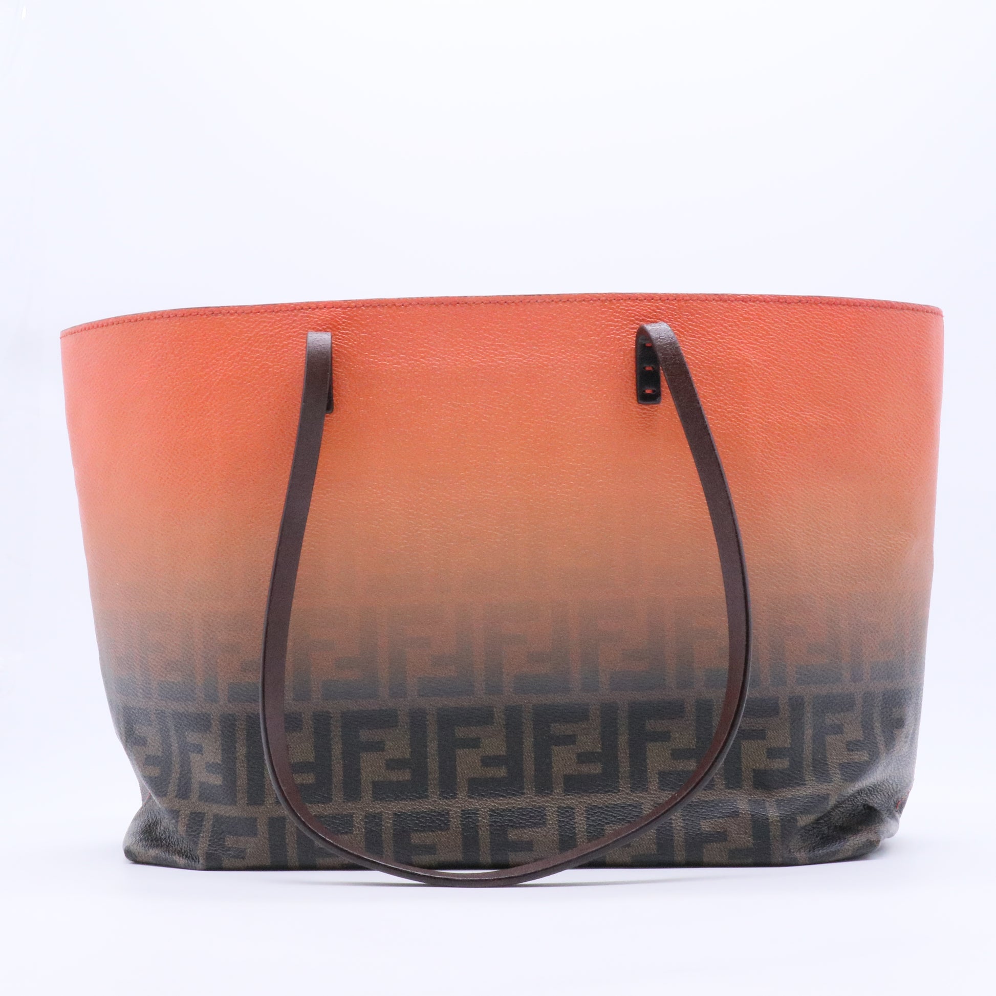 Roll Tote Ombre Zucca Coated Canvas Large