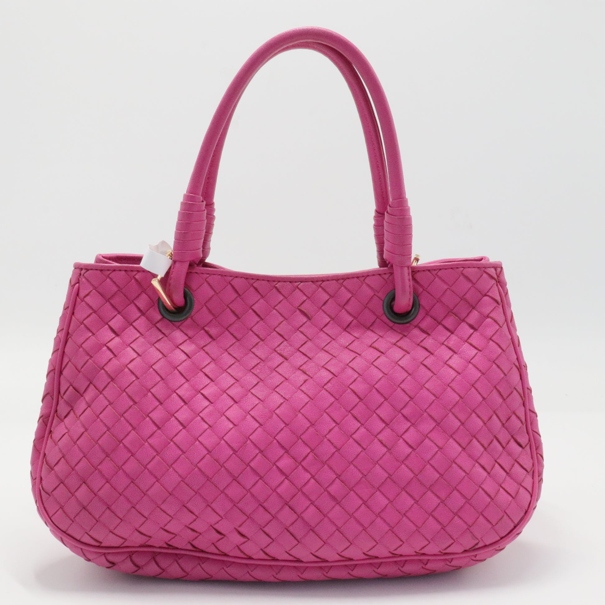 Nappa Intrecciato Small Tote Pink