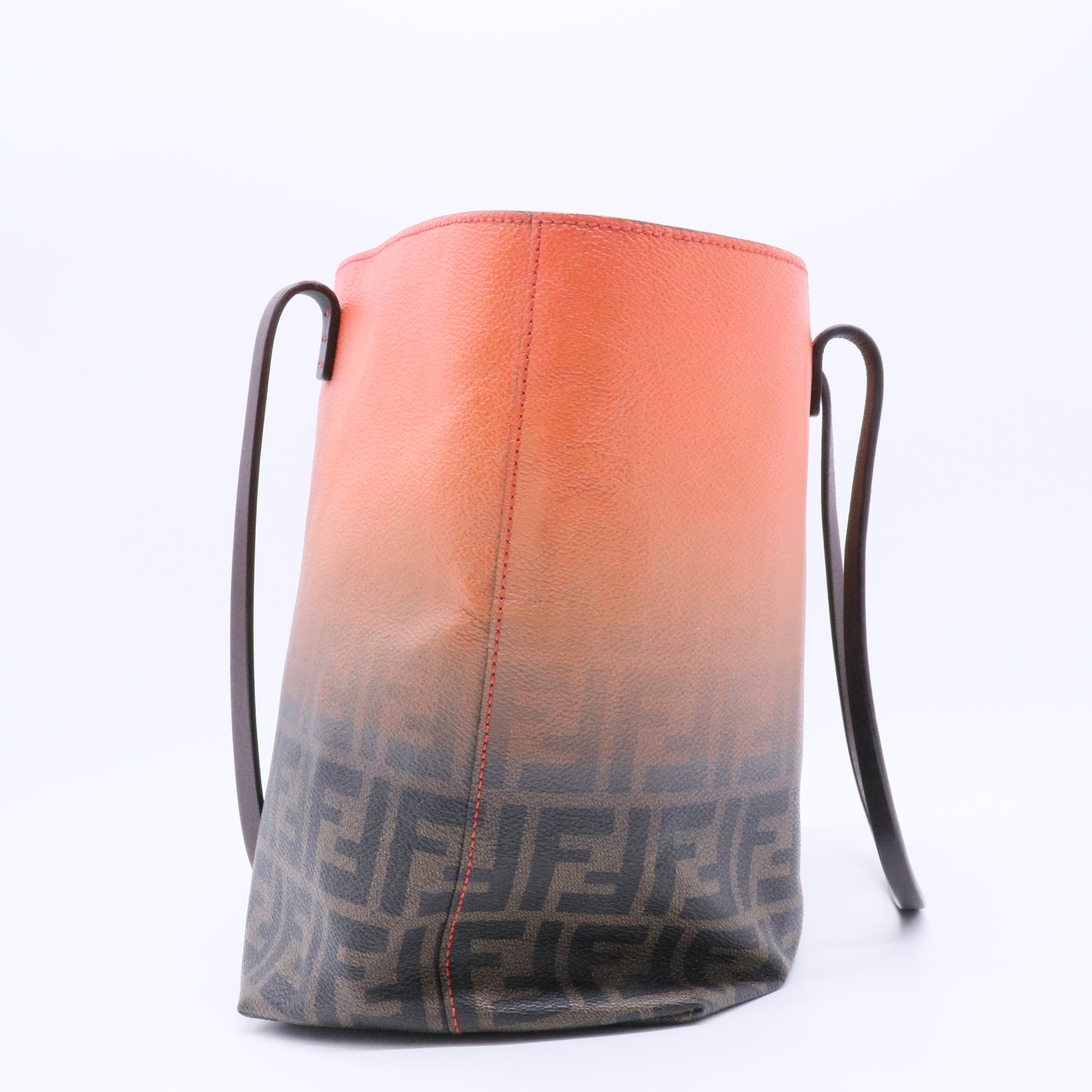 Roll Tote Ombre Zucca Coated Canvas Large