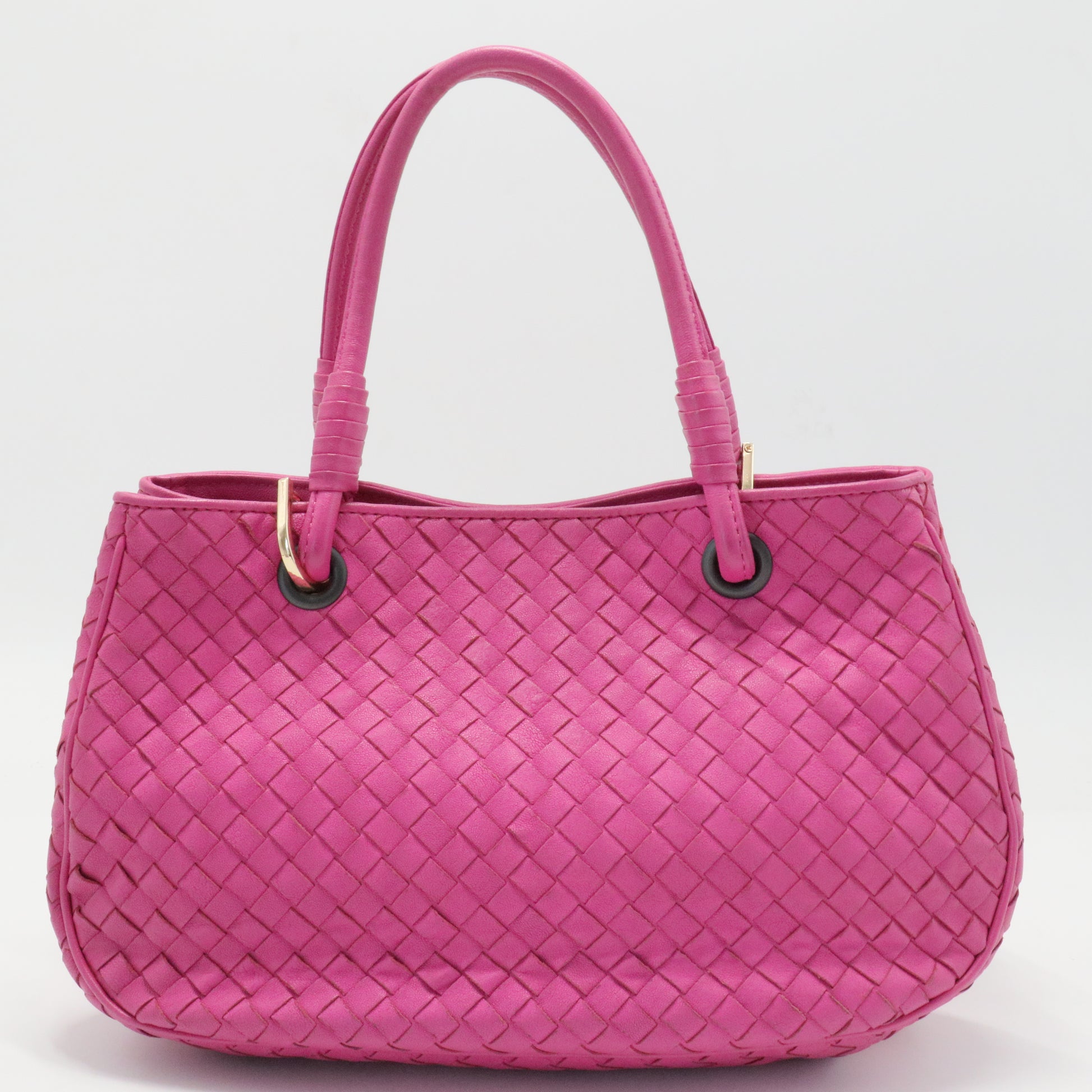Nappa Intrecciato Small Tote Pink