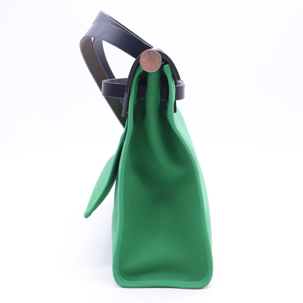 Herbag Zip Leather and Toile 31 B21610