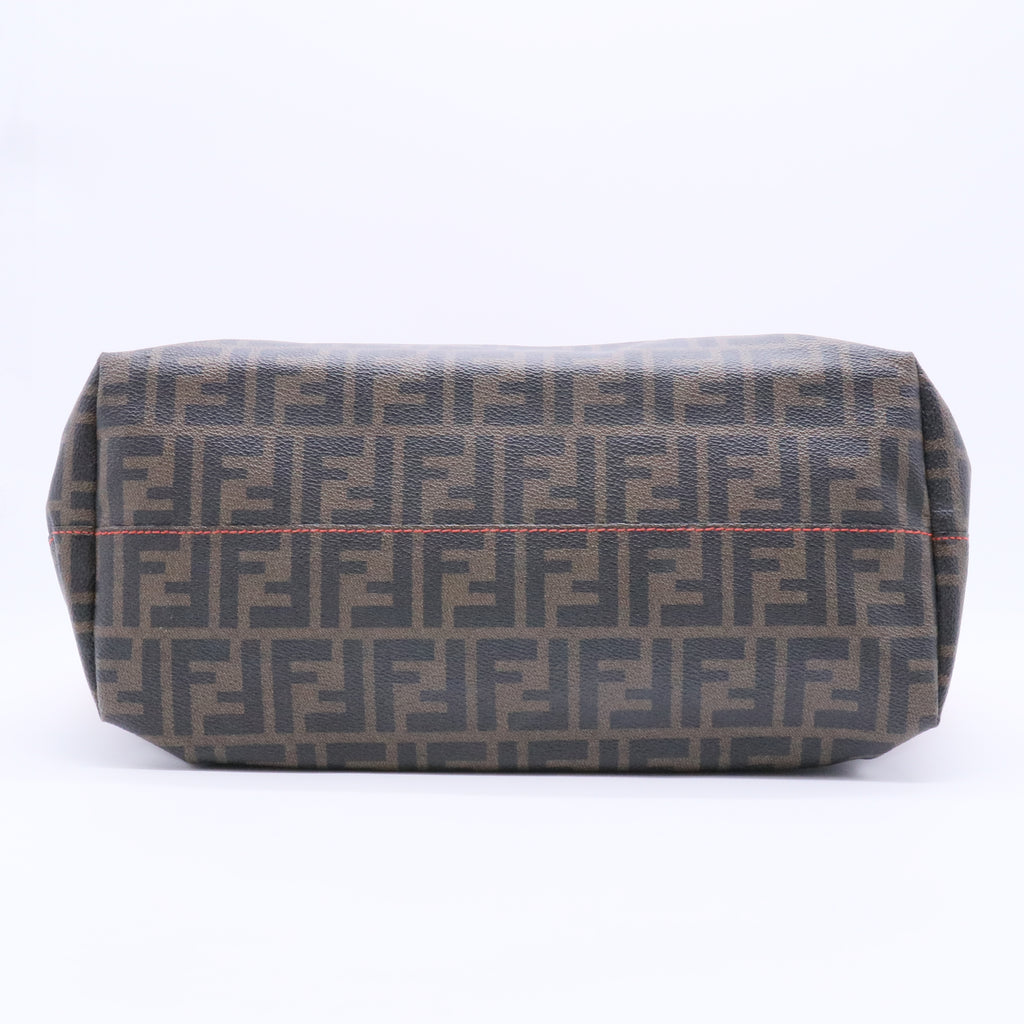 Roll Tote Ombre Zucca Coated Canvas Large