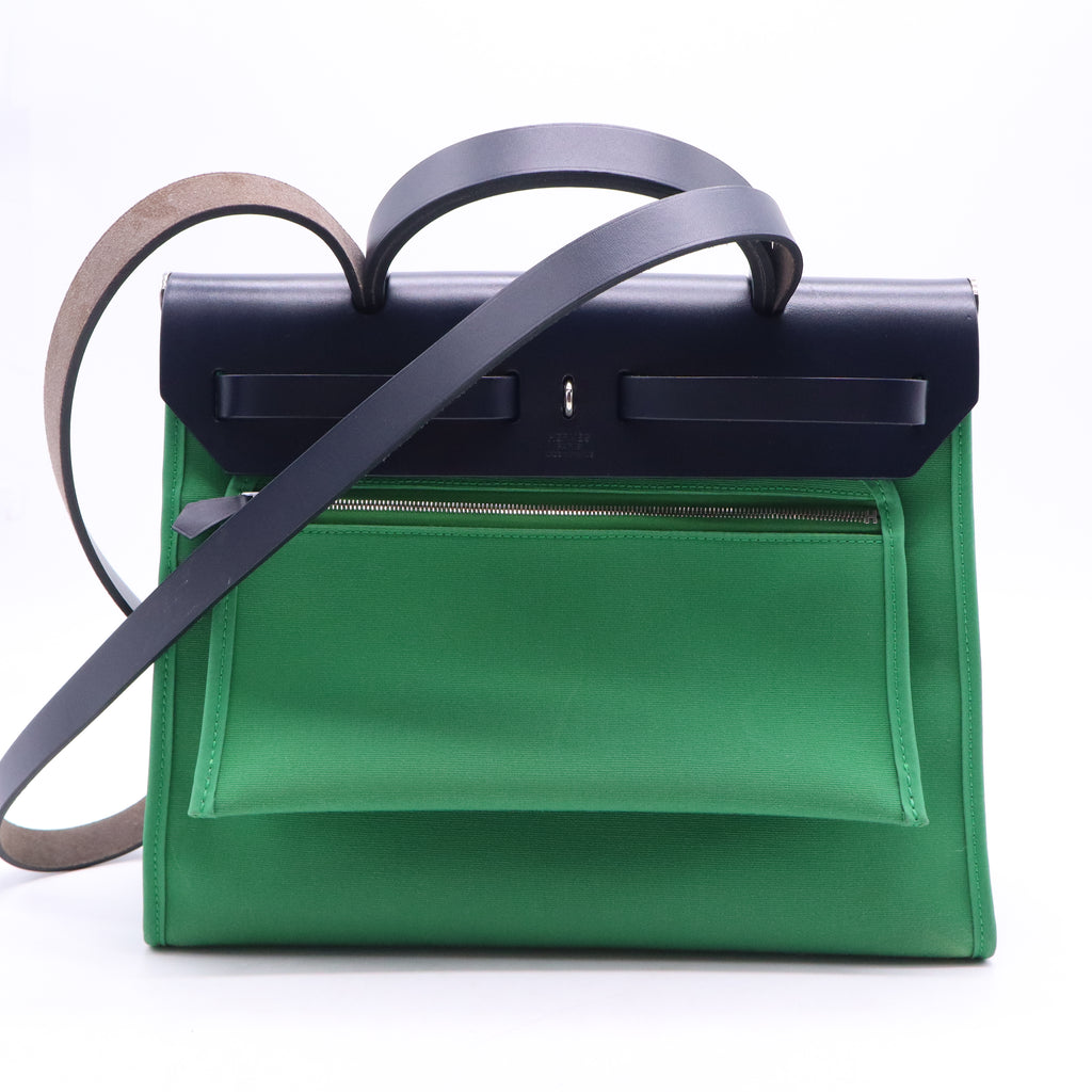 Herbag Zip Leather and Toile 31 B21610