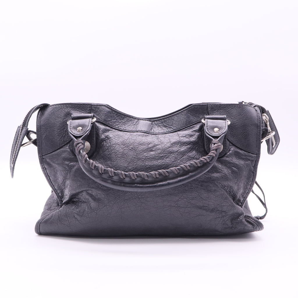 Balenciaga GSH City Giant Silver Hardware - Black twins