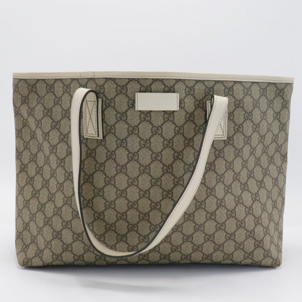 Gucci Plus Tote GG Coated Canvas Large