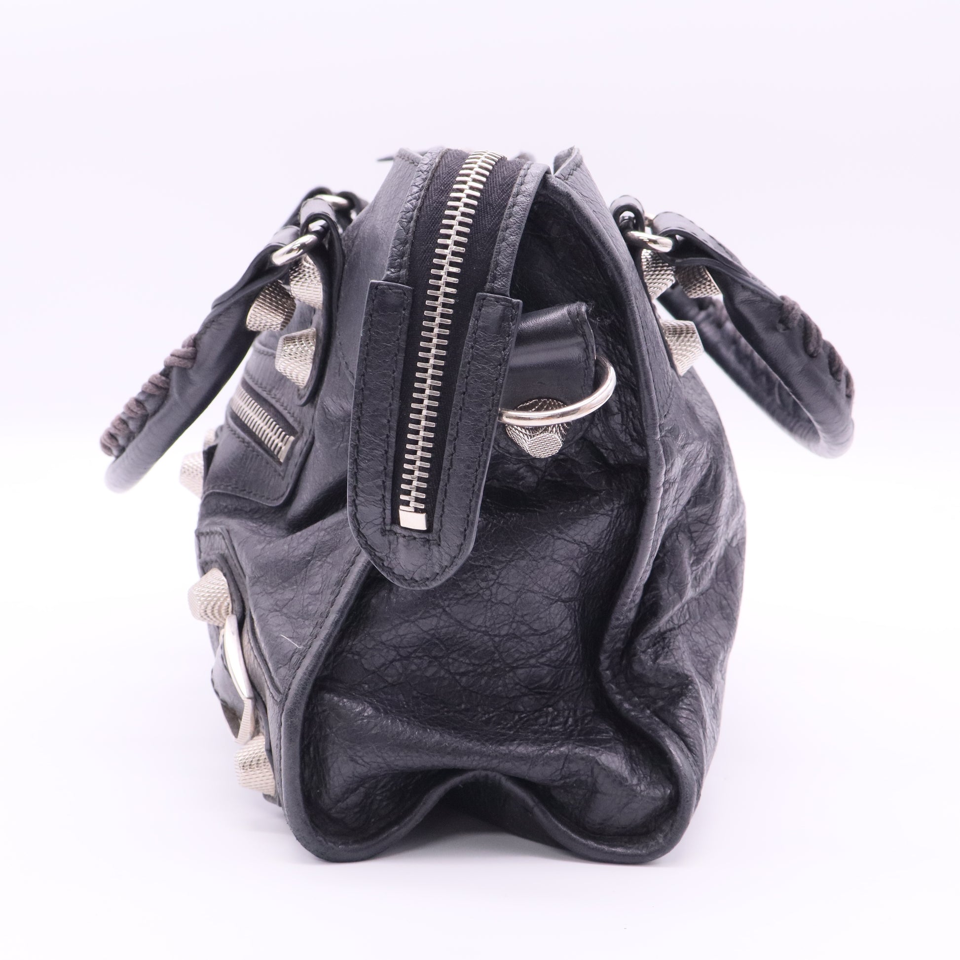 Balenciaga GSH City Giant Silver Hardware - Black twins