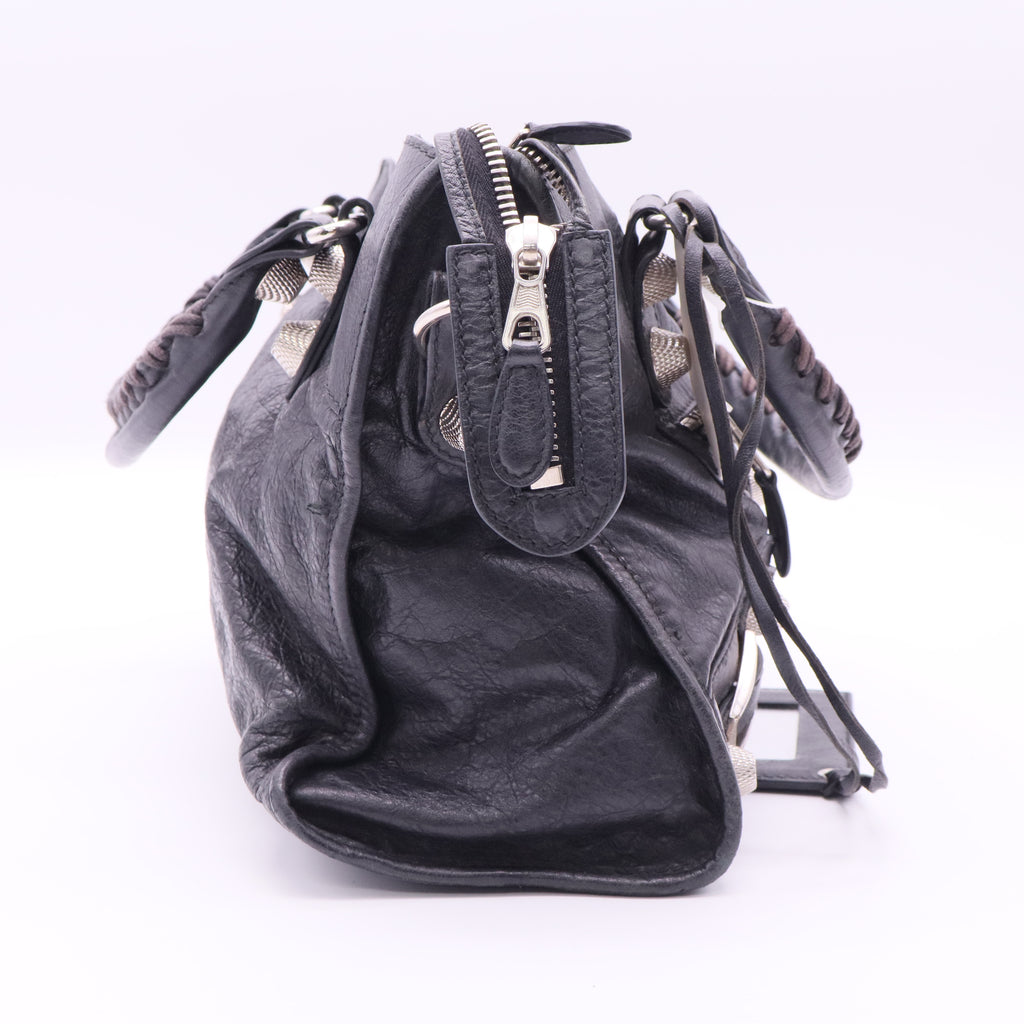 Balenciaga GSH City Giant Silver Hardware - Black twins