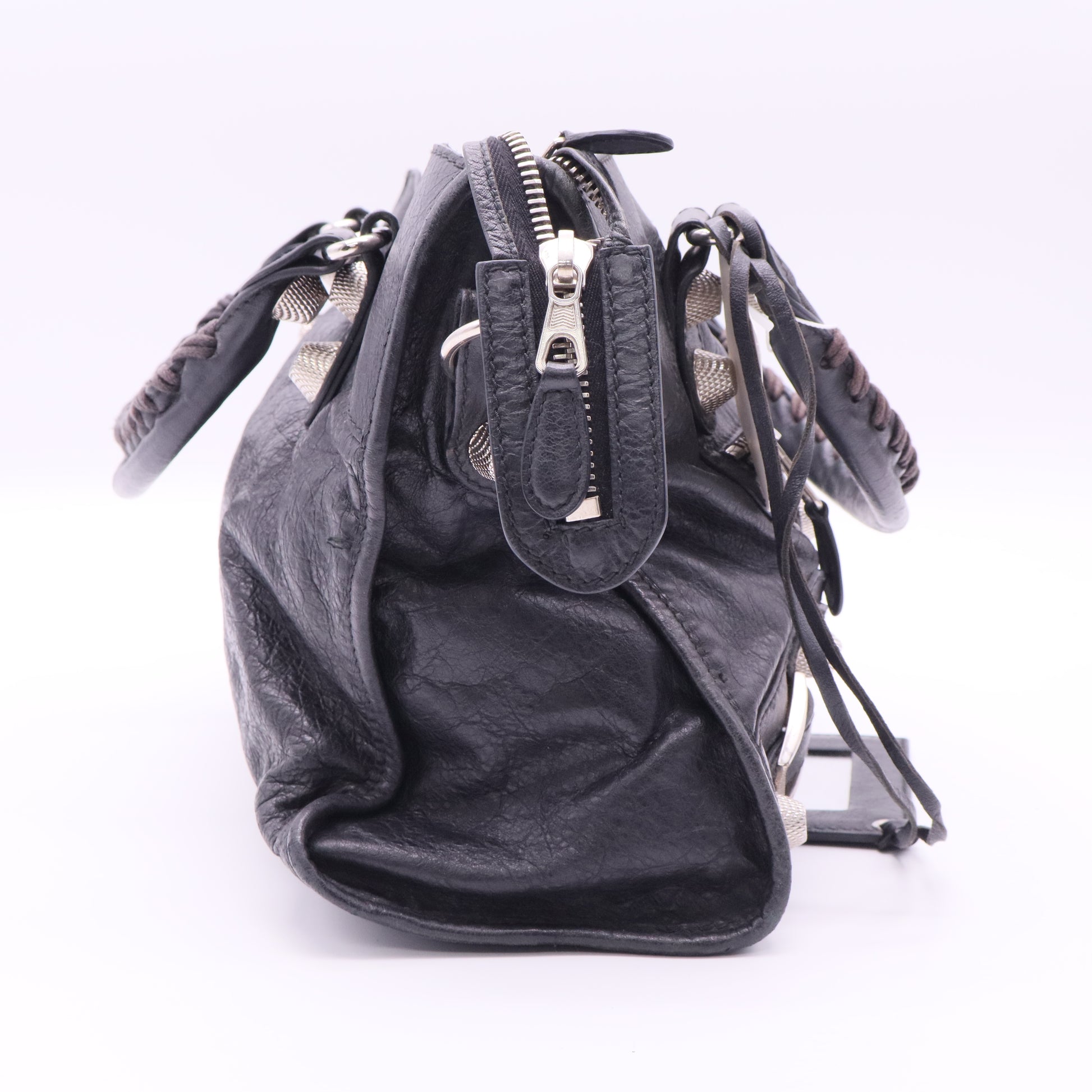 Balenciaga GSH City Giant Silver Hardware - Black twins