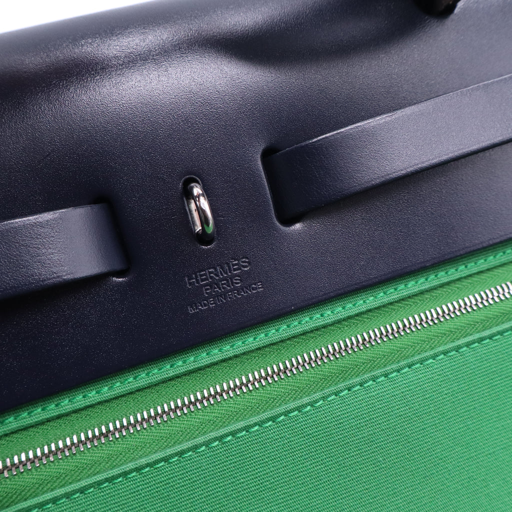 Herbag Zip Leather and Toile 31 B21610