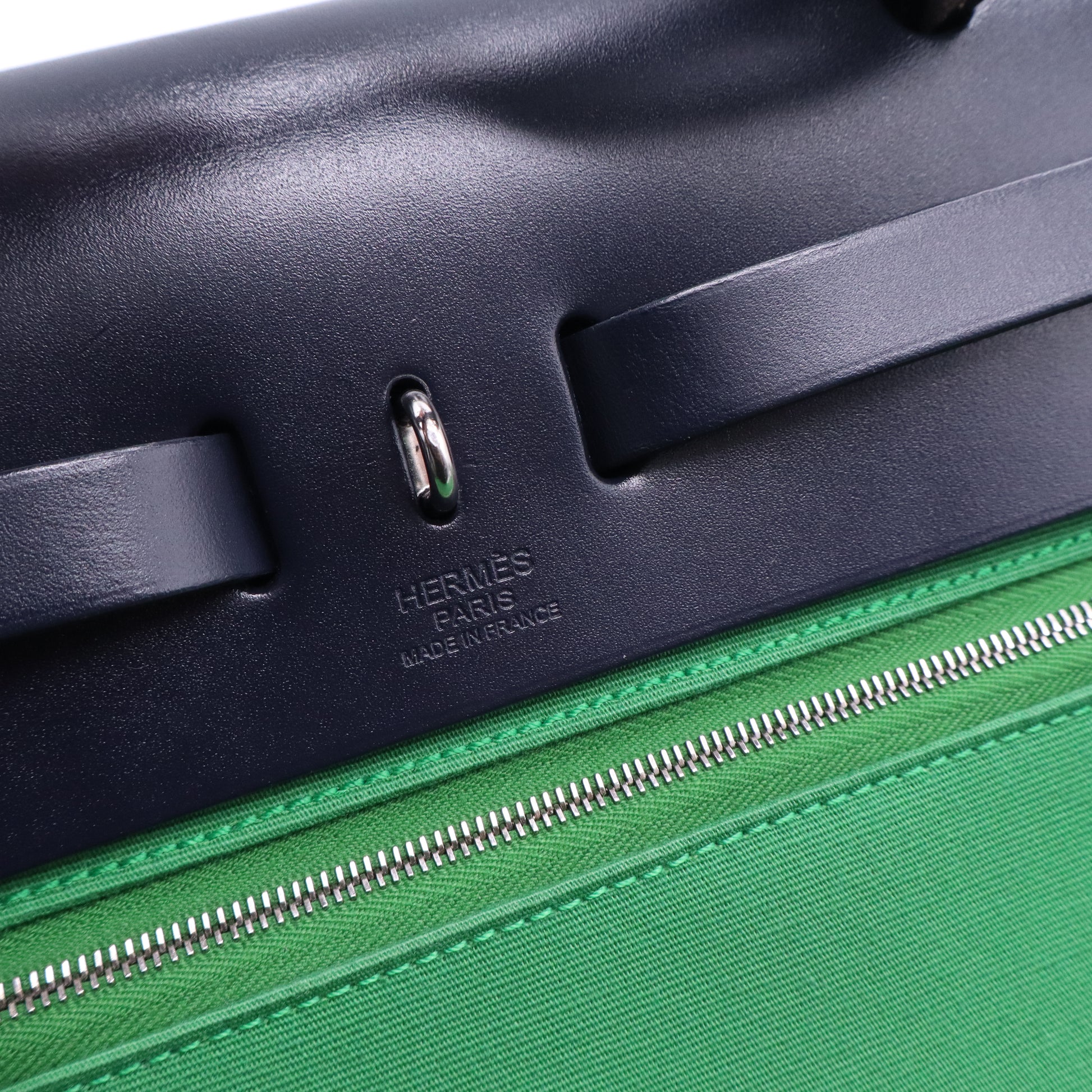 Herbag Zip Leather and Toile 31 B21610