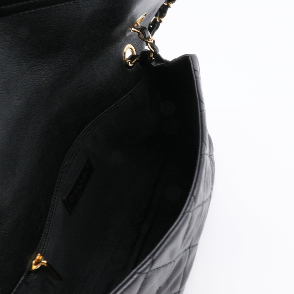 Chain Me Flap Bag Quilted Calfskin Jumbo