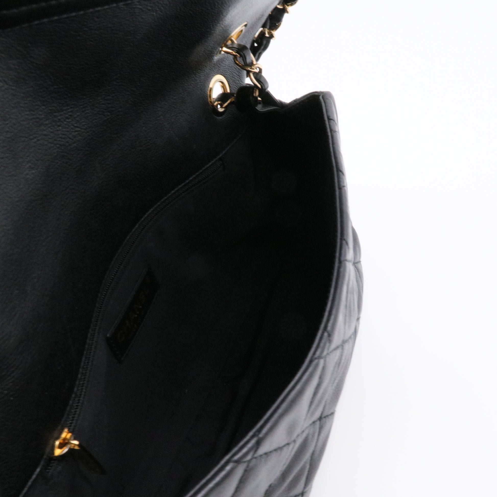 Chain Me Flap Bag Quilted Calfskin Jumbo